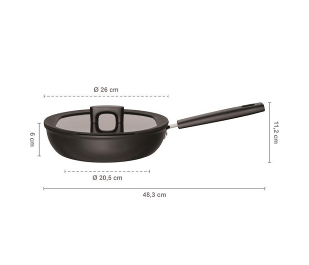 Fiskars FISKARS Patelnia szefa kuchni 26 cm - 1379442 - zdjęcie 2